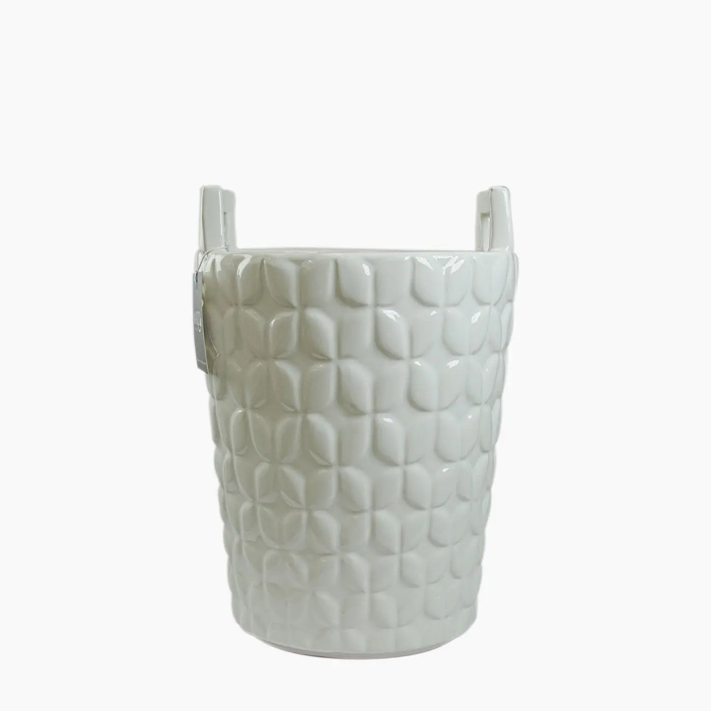 Cesta Ceramica Blanca marzoatelier