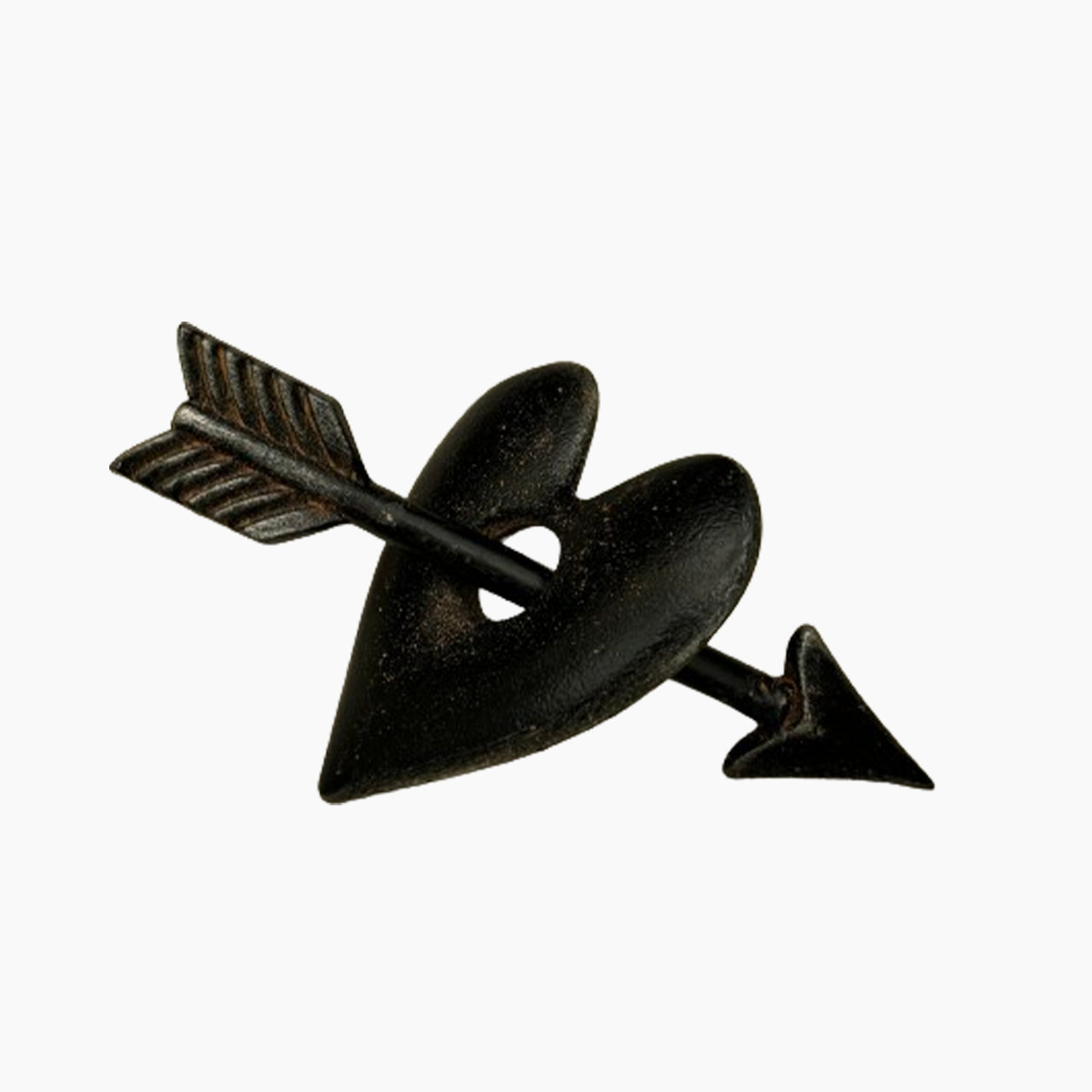 Corazón y flecha de hierro fundido Marzo Atelier