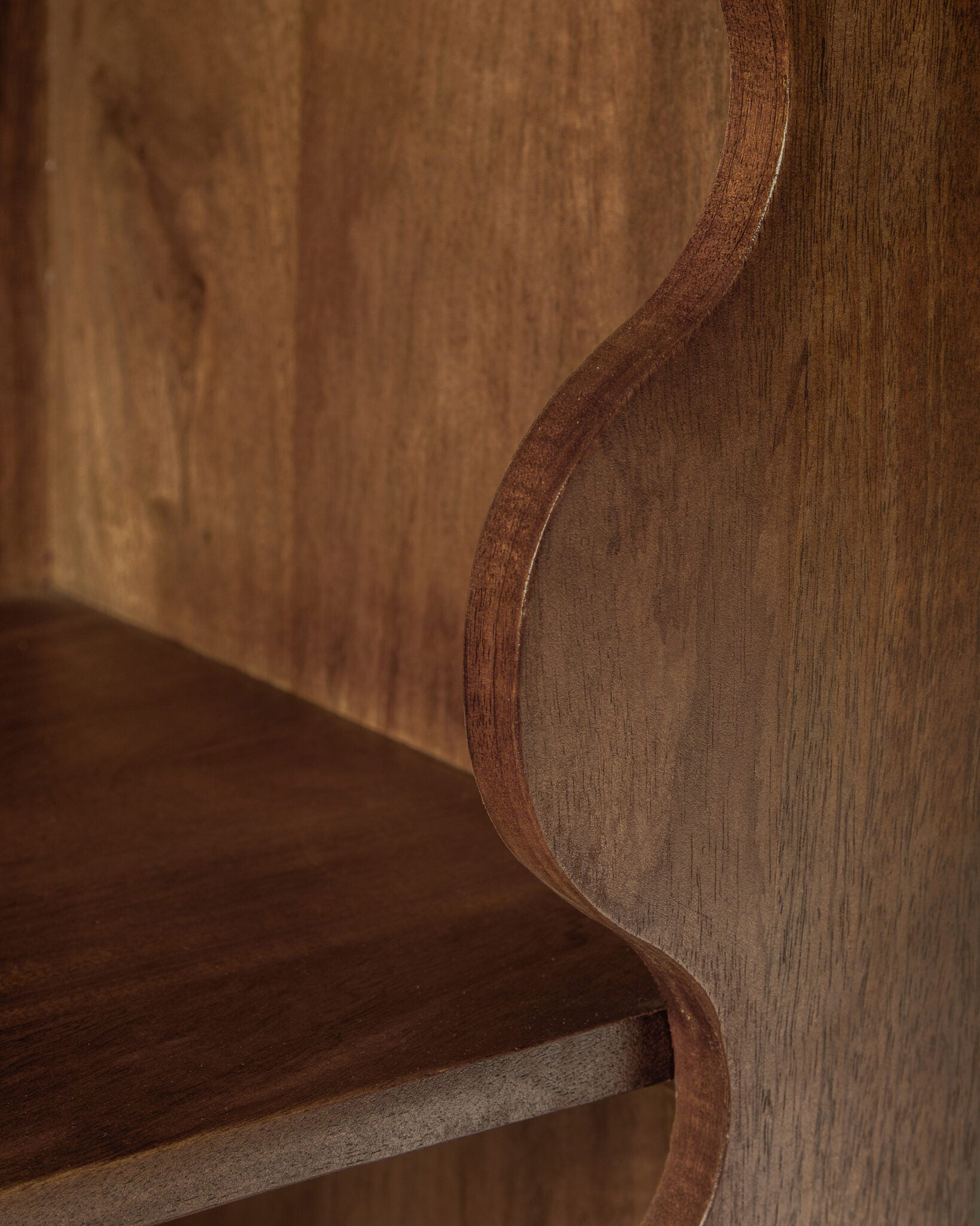 Wooden Open Shelf